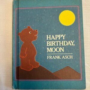 Vintage 1982 Happy Birthday, Moon Hardcover Children’s Storybook Picture‎ Book